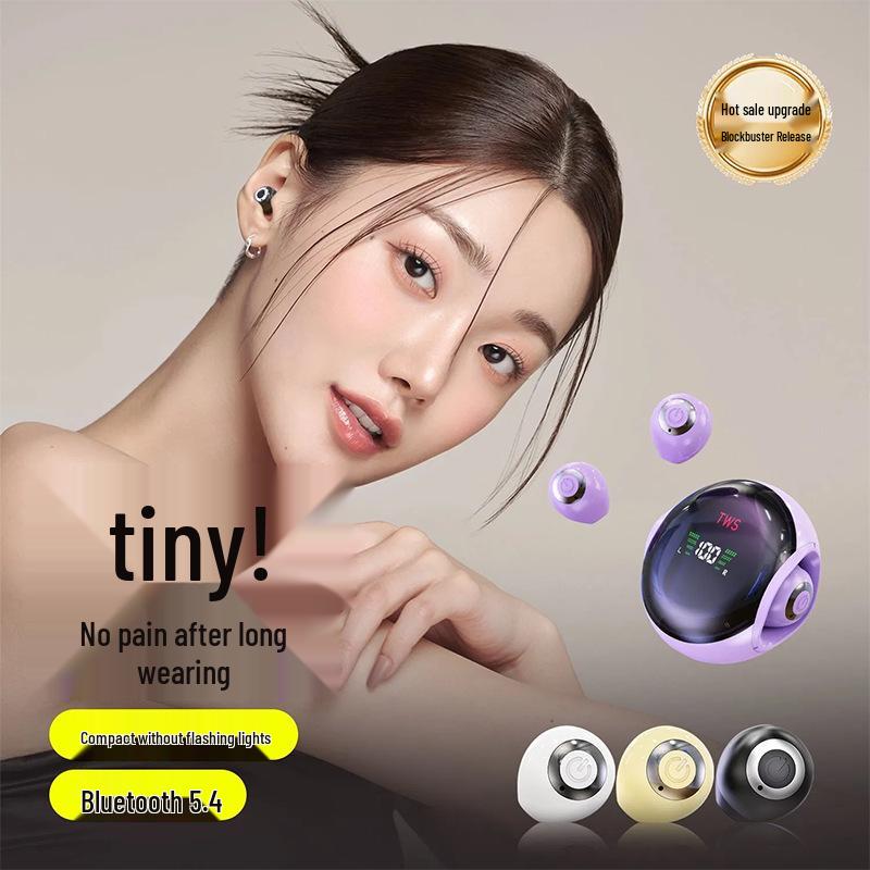 Mini Ultra-Small Noise Cancelling Bluetooth Earphones with Long Battery Life