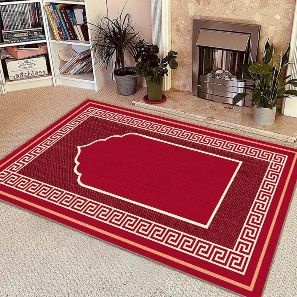 Muslim Islamism Ramadan Prayer Carpet for Living Room Home Bedroom Balcony Decor Carpets Large Area Non-slip Washable Rug