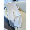 Beige Wide-Leg Women's Jeans - Autumn 2025 New Loose Slim Straight-Leg Scimitar Pants