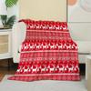 1 pièce Jeté de Noël Renne Flocon de Neige Flanelle Couverture Fête de Noël Jeté Doux Chaud Décor Festival Chanceux Couvertures Cadeaux Parfaits
