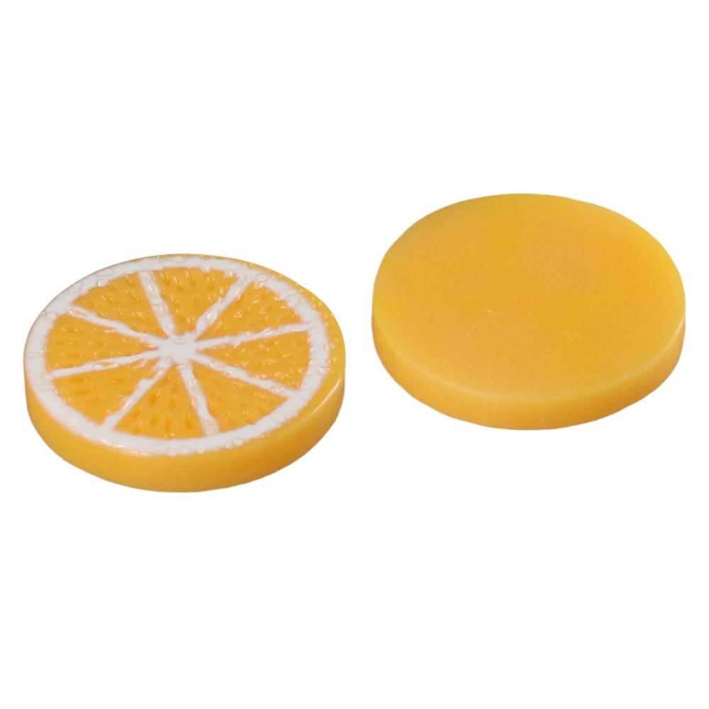 

30/60 шт., украшения в форме фруктов и лимона, подвески из смолы с плоской задней частью для телефона, скрапбукинг