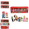 Sechsteiliges Super Mario Bros Actionfiguren-Spielzeugset mit Luigi, Yoshi und Pilz-Sammelfiguren für Kinder