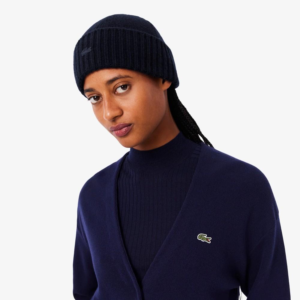 Lacoste Women's 3D Wool Seamless Beanie RB4163-55N166