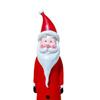 Christmas Santa Claus Figurine Hand-painted Cartoon Snowman Resin Statue Sculpture Holiday Party Home Office Desktop Decoration