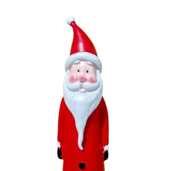 Christmas Santa Claus Figurine Hand-painted Cartoon Snowman Resin Statue Sculpture Holiday Party Home Office Desktop Decoration