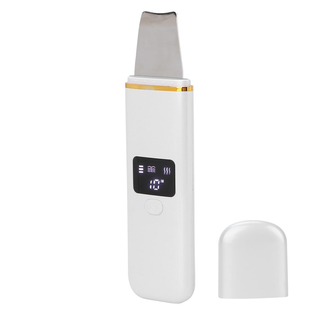 Skin Scrubber Spatula Ultrasonic Blackhead Comedones Removal Device Facial Scrubber Spatula