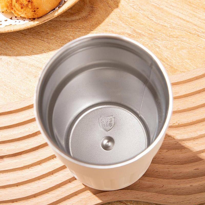 316 Stainless Steel Insulated Coffee Cup Smart Temperature Display 500ml Lightweight Portable Mug for Hiking Camping