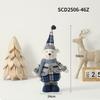 Mittelmeer Blau & Weiß Weihnachtsmütze Figuren Ornamente und Puppen