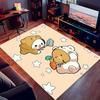 Bubu and Dudu1 Printed Absorbent Washable Carpet, Non-Slip Bathroom Mats, Kitchen Rugs, Yoga Mat,Living Room Entrance, Camping Picnic Rugs