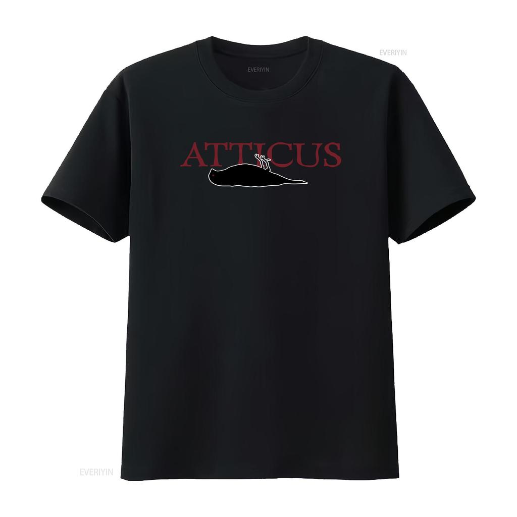 Atticus 2001 Deadbird Vintage T Shirt Heavyweight 100 Crewneck With Red Logo Book Inspired Design Casual Attire For Unisex S Xxxl
