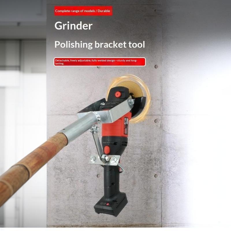 Welded Frame Angle Grinder Support Bracket Extended Long Shaft Iron Grinding Bracket Metal Construction