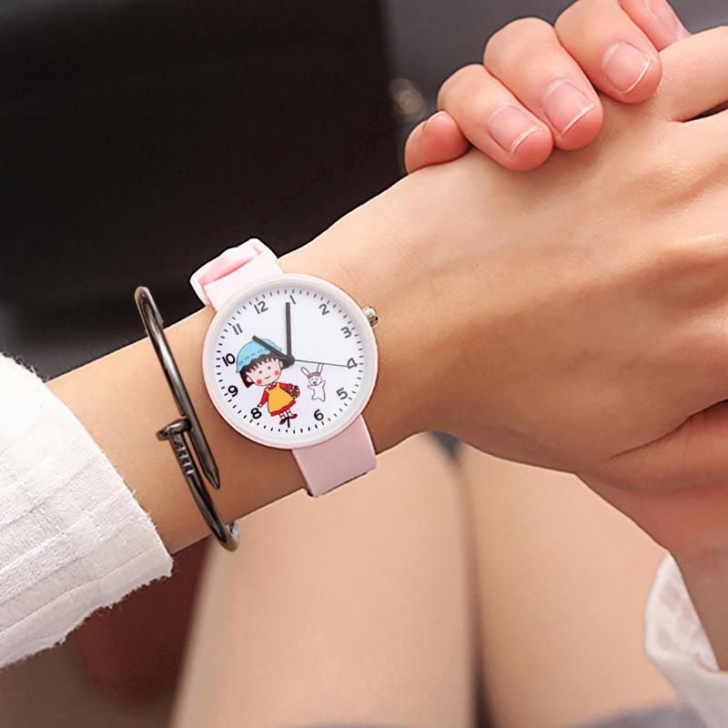 Cartoon Elementary School Student Cute Junior High School Student Watch Male And Female Couple Boy Girl High School Student Child Small Fresh And