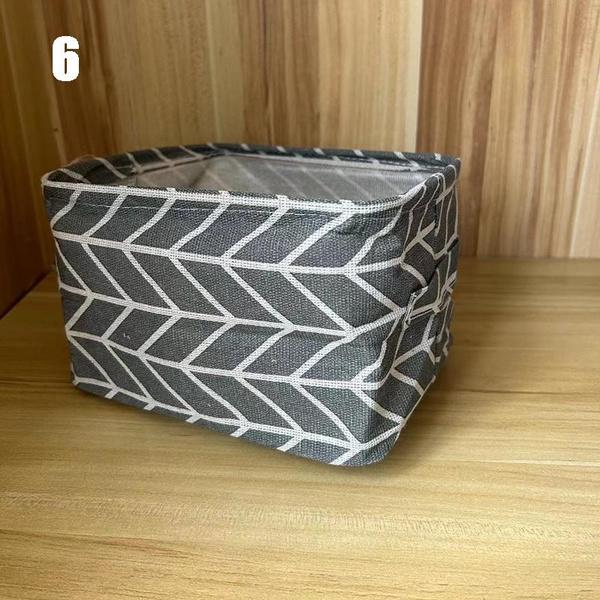 1 coș de depozitare din țesătură cu mâner, coș de depozitare imprimat pentru masă, cutie de depozitare pliabilă multifuncțională pentru articole diverse, cărți, lenjerie, familie,
