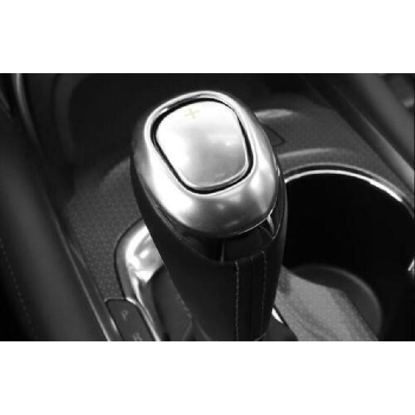 2PCS Shift Knob Central Console Gear Silver Steel For Chevrolet Cruze 2016-2019