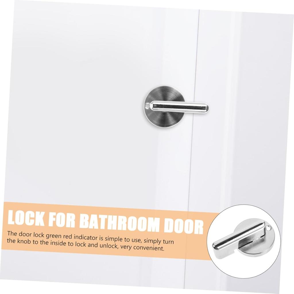 Bathroom Indicator Lock Privacy Handle Lock Shower Door Latch Green Red Occupied Sign Door Lock Bathroom Bolt Lock Privacy Indicator Lock Door Locks