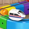 1 Stück Wiederaufladbarer Magnetischer Zug für Kinder für Magnetische Schiene Elektrischer Motorisierter Motor Pädagogisches Bauenspielzeug Zubehör