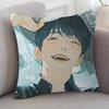 Anime Omniscient Reader Cartoon Series Square Pillowcase Soft Waist Sofa Cushion Cover Bedroom Room Pillowcase
