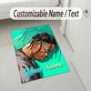 Personalized Crystal Velvet Carpet,Travis Scott Custom Printed Name, Plush Area Rug For Home Indoor Decor