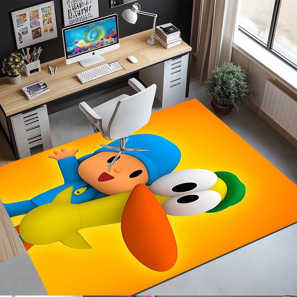Pocoyo Printed Carpet,Rug,for Office Chair Living Room Bedroom Kitchen Room Decor Gifts.