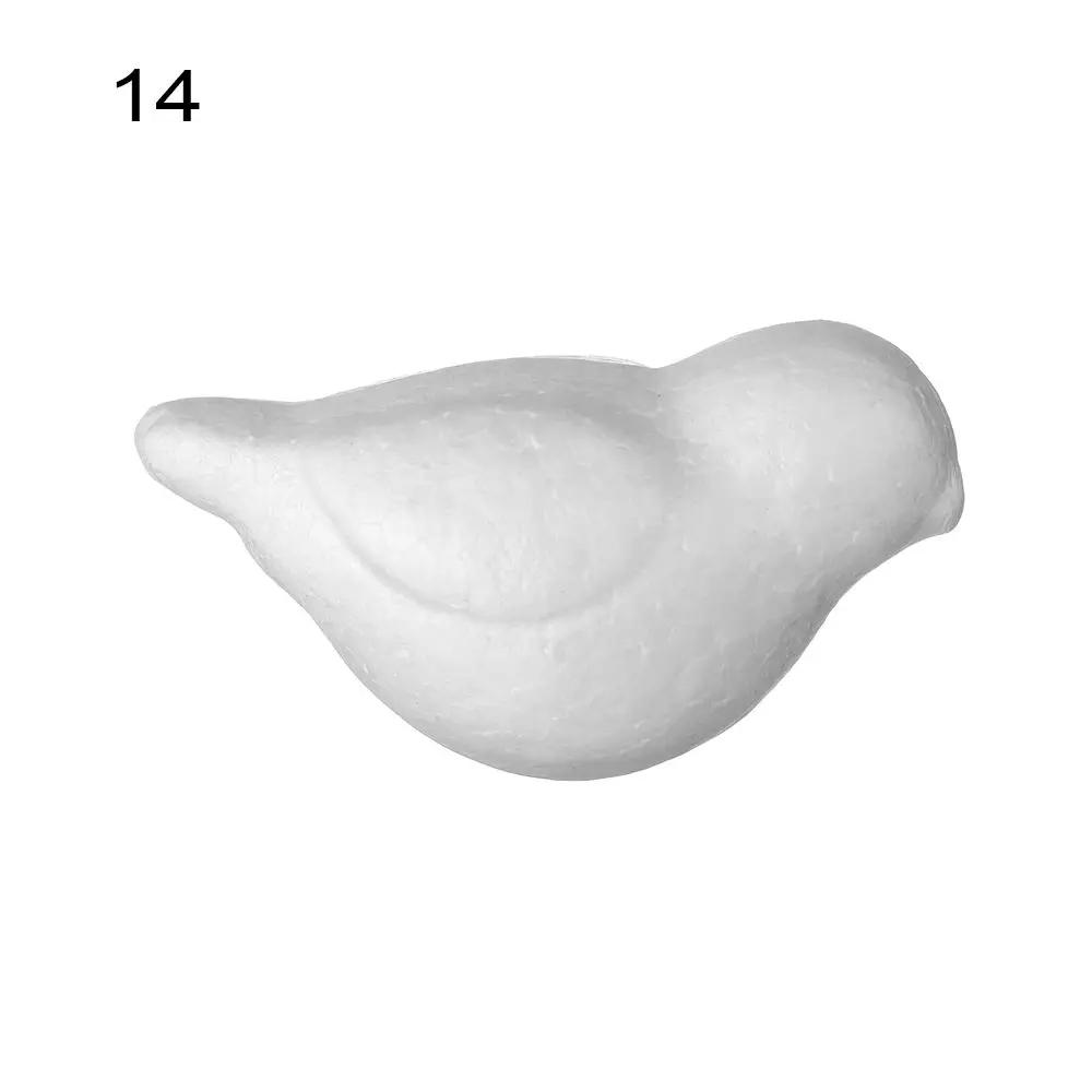 

1 шт. Фигурки животных, белые пенопластовые шарики, поделки из пенополистирола для детей, игрушки своими руками, рождественские подарки, принадлежности для свадебной вечеринки, украшение дома