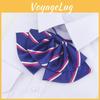 Striped Fabric Collar Flower For Professional Uniforms Suitable For Hotel And Airline Staff
