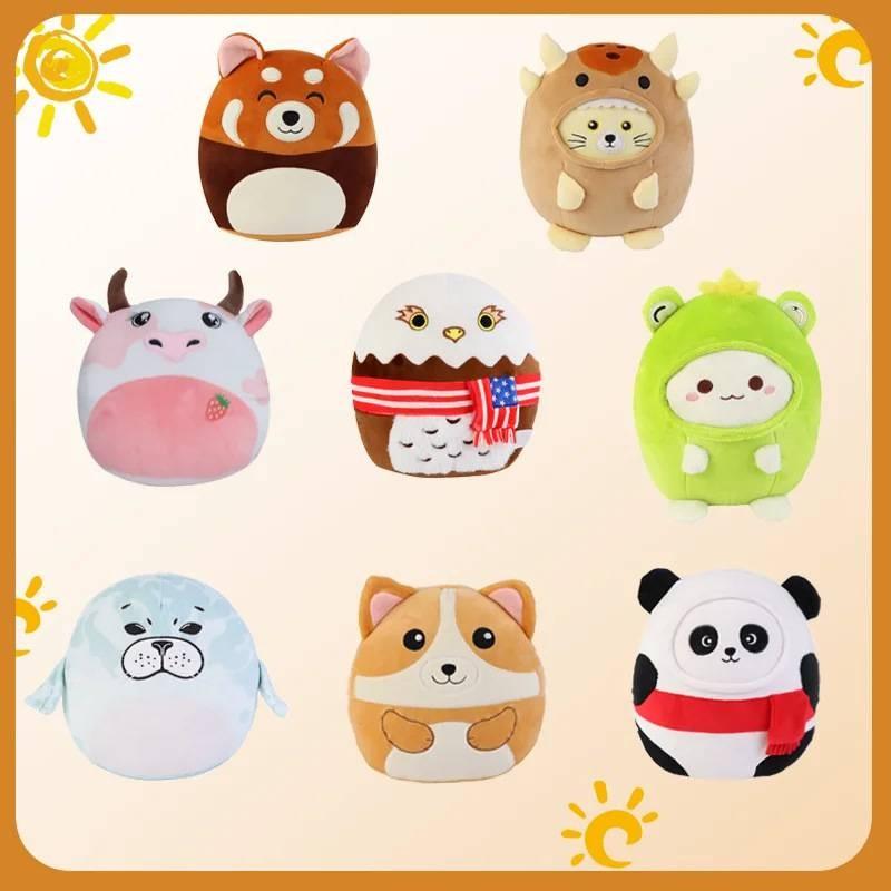 Žavinga Korgio, Pandos, Ruonio, Varlės pliušinė lėlė, transformuojama į katę ir šarvuotą dinozaurą