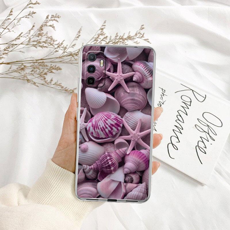 IK25 Conch Starfish Phone Case for Motorola Moto E13 E15 E20 E22 E22I E22S E30 E32 E40 E7 E7I G Plus Power Play Stylus G22 G14