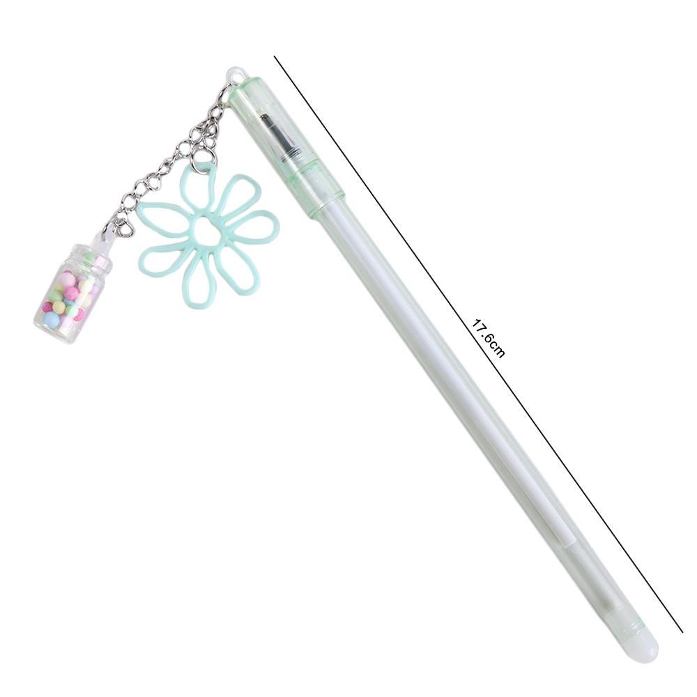 Office Supplies Kawaii Bear for Girl School Student Signature Pen Gel Pen Erasable Pen Pendant Pen