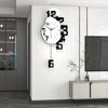 Modern Wall Clock Creative Minimalist Asymmetry Silent Wall Clocks Home Living Room Decoration Bedroom Accessories Gift