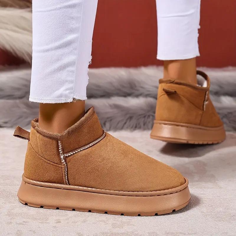 Damen Plüsch Slipper Mokassins mit Weicher EVA Sohle - Gemütliche Winter Winterfußbekleidung Stilvolle Slipper Plüsch Innenfutter