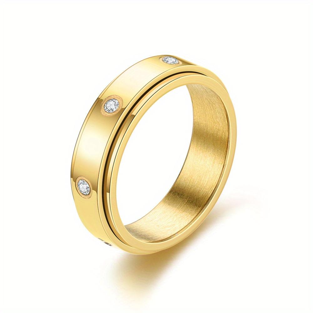 1Pc Titanium Steel Fashionable, Versatile and Simple Ring, A Trendy Ring Suitable for Men and Women