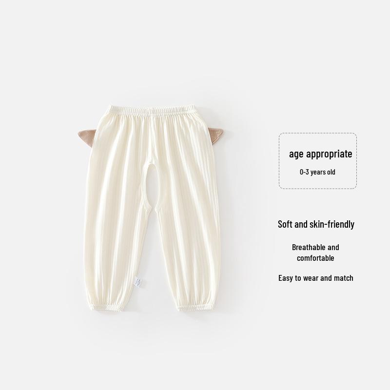Baby Mosquito-Resistant Summer Pants - Lightweight and Cute for Boys and Girls