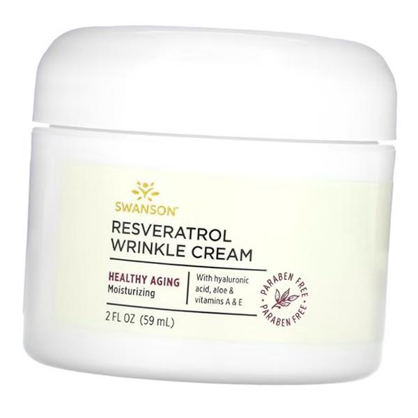 Faltencreme mit Resveratrol, Resveratrol Wrinkle Cream, Swanson  59ml  (43280022)