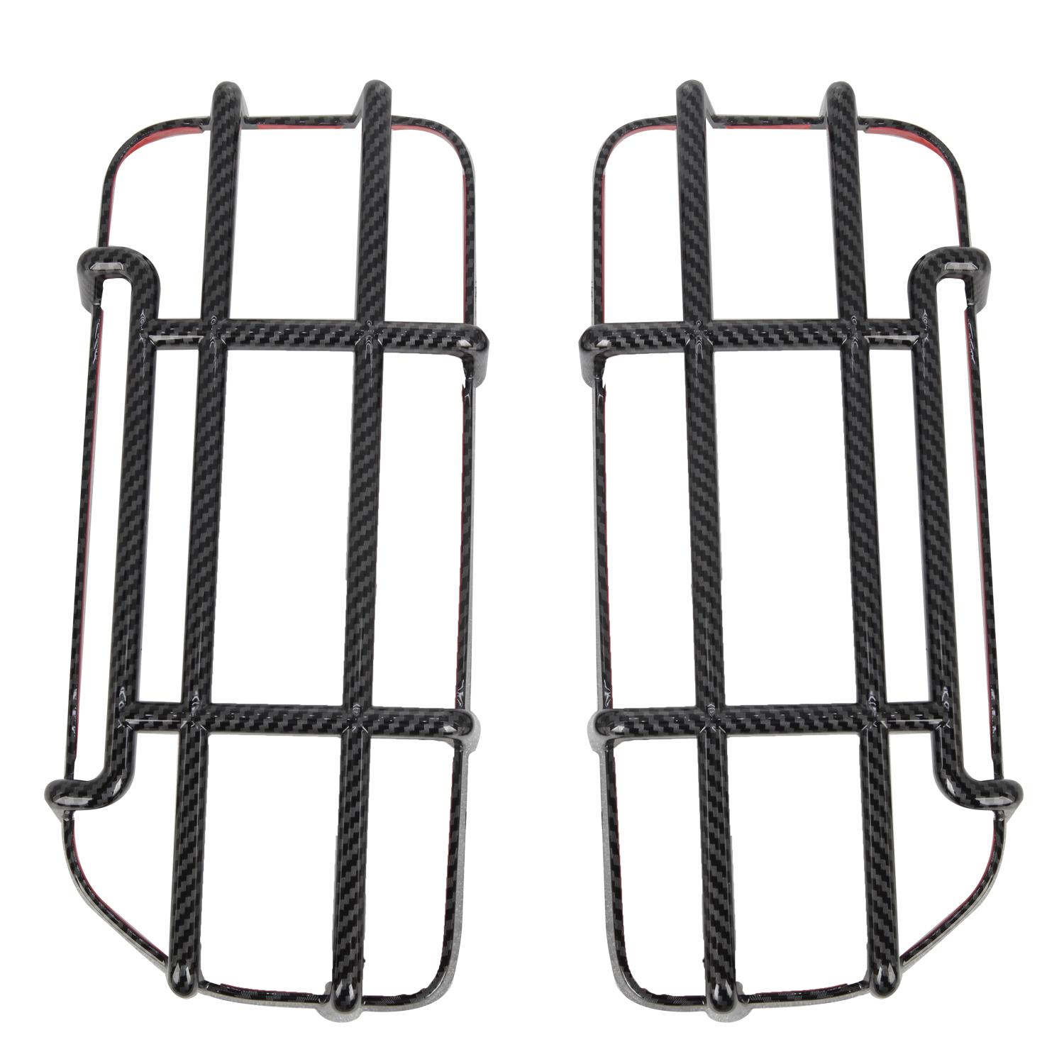 

Задний задний фонарь автомобиля, декоративная крышка, светодиодный защитный кожух заднего фонаря для Ford Bronco-2023, внешний капот лампы Carbon Fiber Grain