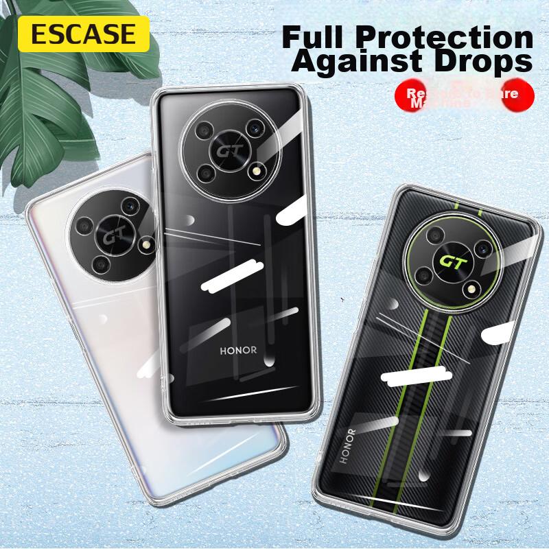 Honor X40gt Racing Edition Phone Case Shockproof Full Coverage/soft Ultra-Thin Silicone (With Lanyard Hole) Transparent