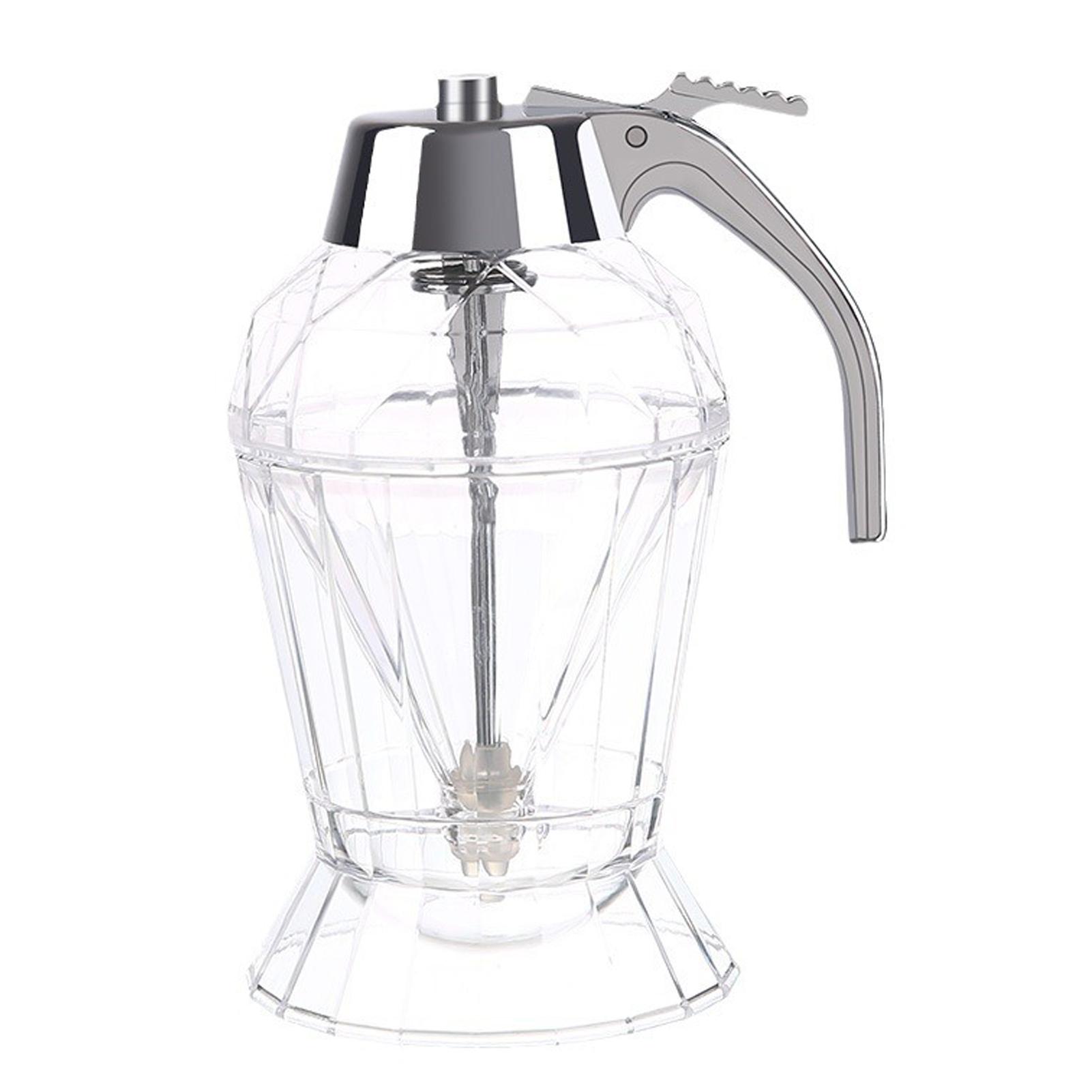 

Elegant Honey Holder Maple Syrup Dispenser Glass Stand Honey Dispenser No Drip Glass With Stand