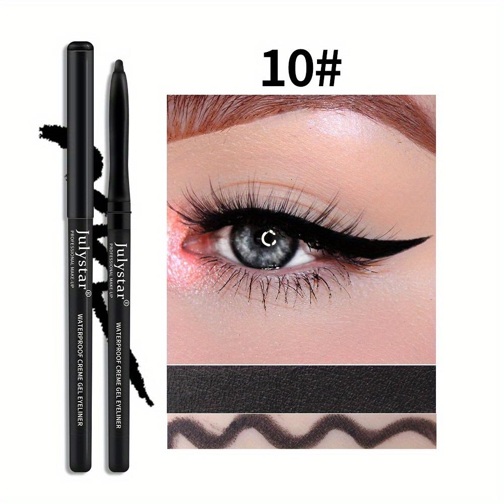 Color Eyeliner Glue Pen Very Fine Eyeliner Pen Waterproof and Oil-proof Non-smudged Lasting Eyeliner