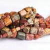 Picasso Nüwa Stone Red Thread Natural Rectangular Beads for DIY Jewelry Accessories
