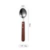 304 stainless steel wooden handle tableware, knives, forks and spoons, western food tableware set, wooden heat insulation handle housewarming gift