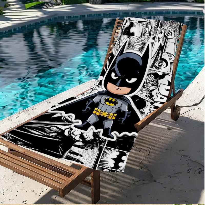 Batman Aufdruck Strandtuch, Vielseitiges Leichtes Saugfähiges Strandtuch für Pool Surfen Yoga Badezimmer, Perfektes Geburtstags-Urlaubsgeschenk