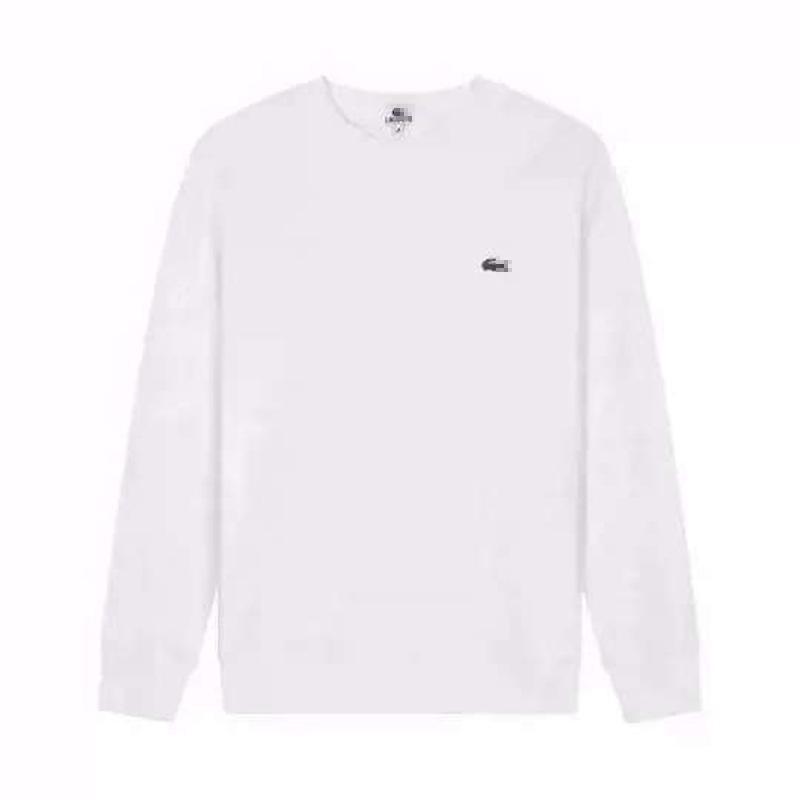 Unisex Bluza z Logo Krokodyla Luźny Krój - Casualowy Pulower z Okrągłym Dekoltem i Długim Rękawem na Jesień/Zimę