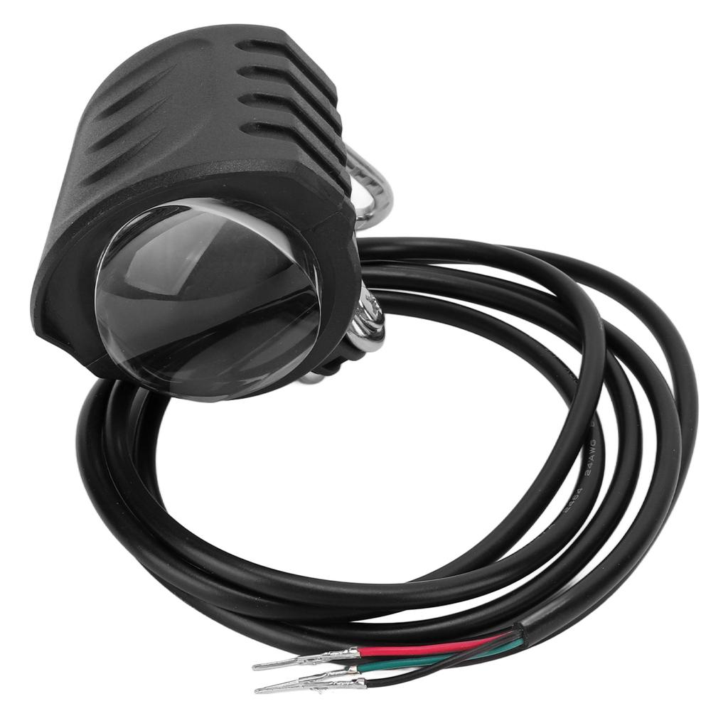 Electric Scooter Headlight Bright LED Inbuilt Horn Waterproof Easy Installation Electric Bicycle Headlamp