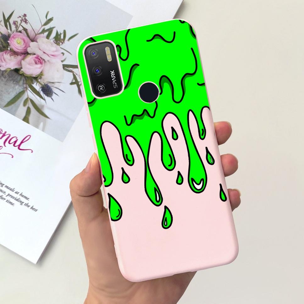 For Tecno Spark 5 Air 7.0" Case Space Astronaut Cute Cat Soft Silicone Cover For Tecno Spark5 Air KD6a Bumper Phone Case Coque
