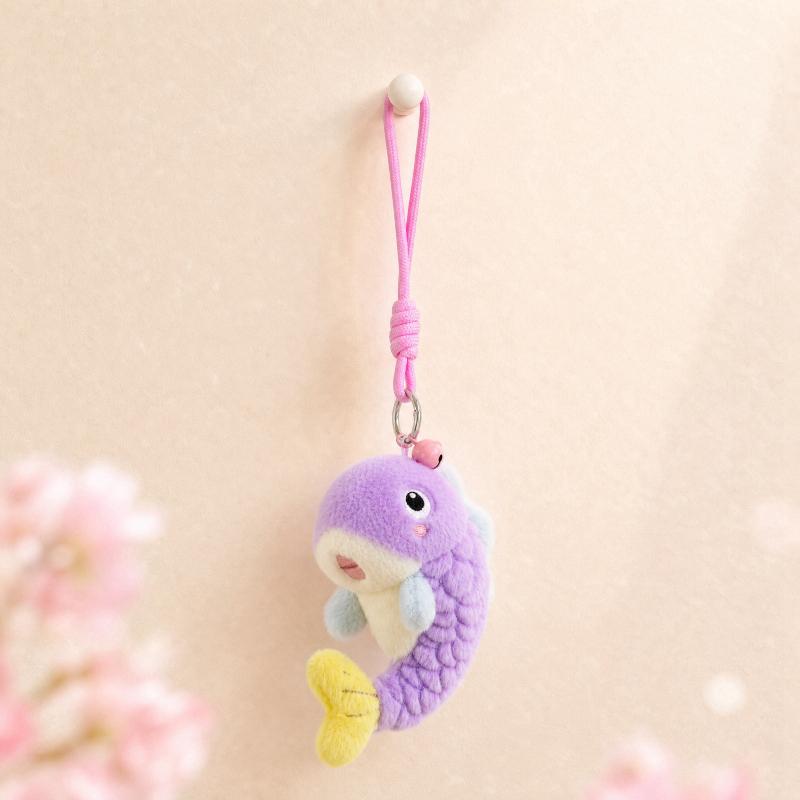 13cm Cartoon Simulation Mini Fisch Karpfen Plüschtiere Weiche Kuscheltiere Niedliche Koi Fisch Anhänger Puppen Kawaii Rucksack Dekor Geschenke 13cm
