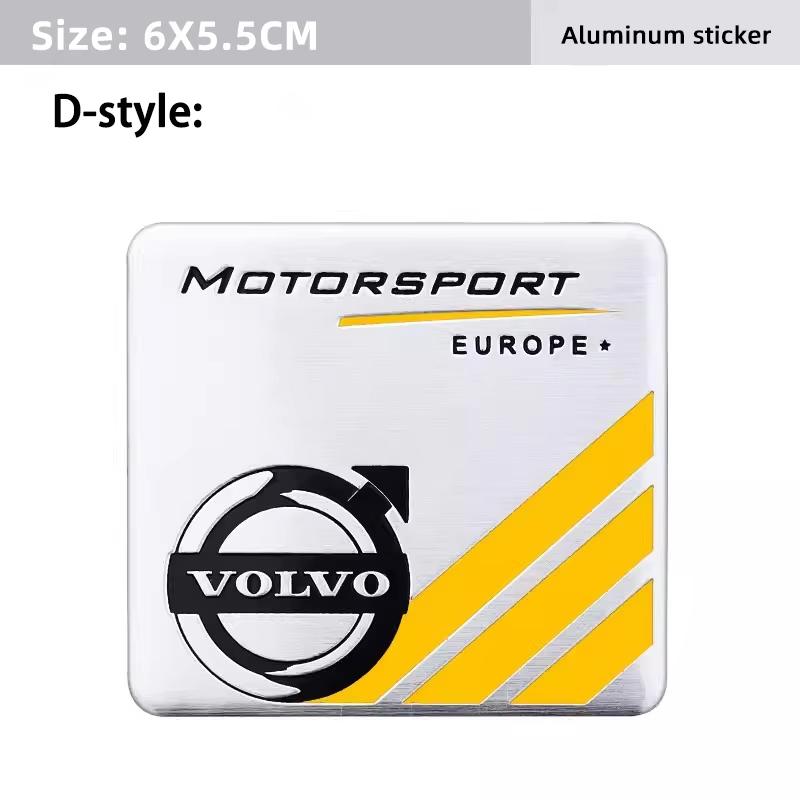 Autocollants de Carrosserie de Coffre de Voiture Badge Métallique Spécifique Autocollant Pour Volvo Rdesign Polestar AWD V50 S60 XC60 S40 XC40 XC90 V60 S80 S90 V90 V70