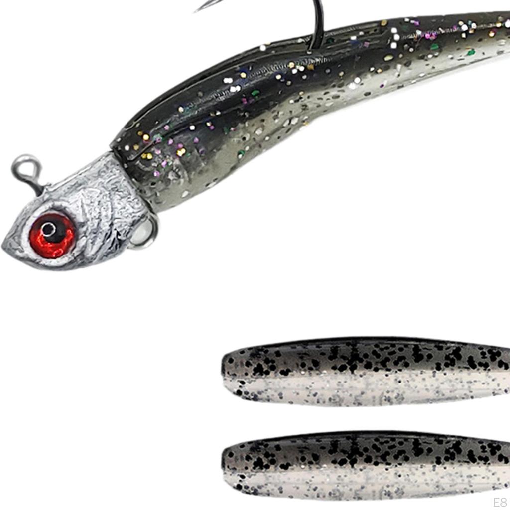 Fishing Baits Artificial Silicone 3D Lifelike Swimbaits Compact Hard Lures with