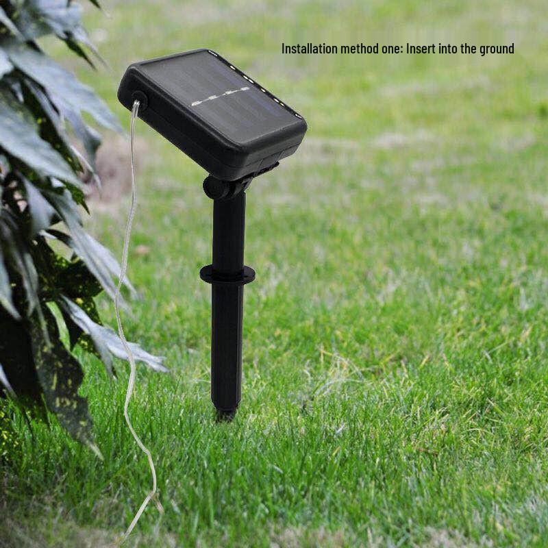 Solar-Powered LED String Fairy Lights - Waterproof Outdoor Copper Wire Christmas Decoration