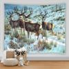 Forest Elk Decorative Tapestry Home Wall Decor Office Living Room Tapestry
