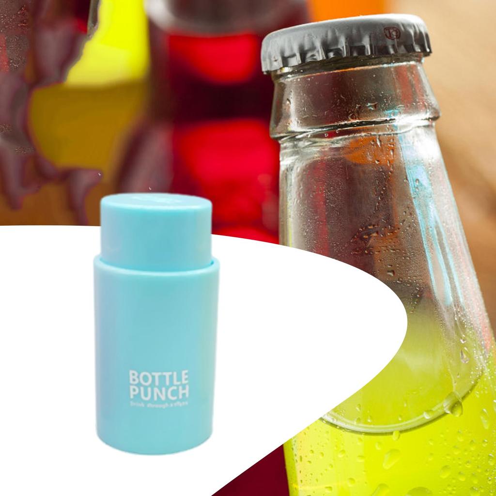 Water Bottle Cap Hole Punch,Lightweight, Manual,Compact for Lids,Juice Beverage Lid Hole Punch for Party Picnic Kitchen Travel
