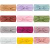 Knotted Elastic Children's Headband Cute Solid Color Pit Strip Baby Headband Four Seasons Thin Baby Headband
